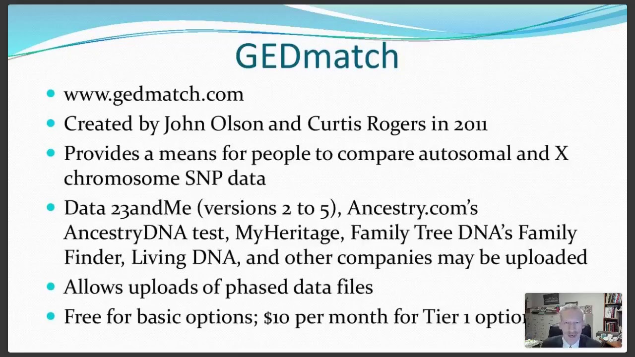 What's New with GEDmatch (presentation for Family History Fanatics