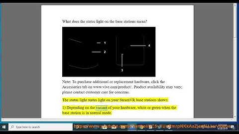 What does the status light on SteamVR base stations mean?