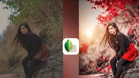 Cool Red tone Snapseed photo editing | Snapseedphoto editing | Photo editing