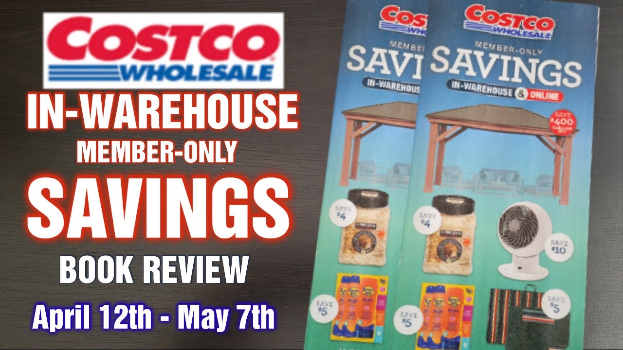 COSTCO NEW INWAREHOUSE SAVINGS SALE BOOK REVIEW! YouTube