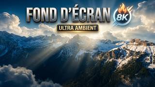 Montagnes 8K - Fond d'Écran Relaxant pour votre Bureau screenshot 3