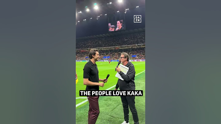 The AC Milan crowd will always love Kaka ❤️
