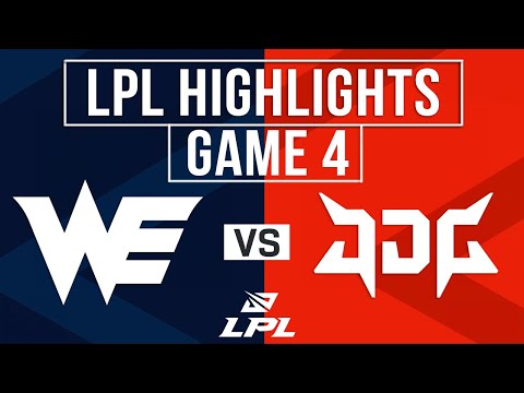 WE vs JDG Highlights Game 4 | LPL 2025 Split 2 Playoffs | Team WE vs JD Gaming