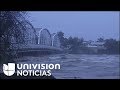 Inundaciones afectan a Llano, Texas.