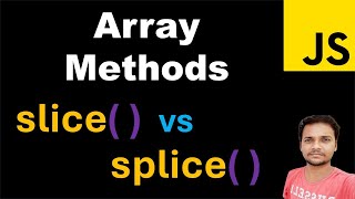 Slice vs splice in javascript