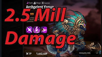 Epic Seven - Ancient Inheritance Zone 4 Final Boss 2.5 Mill Dps 1 Attempt Part 2 (season 2)