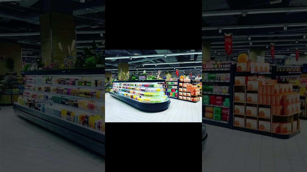 Junrun Cooler Freezer Display Fridge Refrigerator Showcase Supermarket Refrigeration