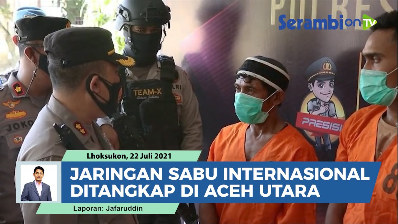 Jaringan Narkoba Internasional Ditangkap di Aceh Utara, 7 Kilo Sabu Diamankan dari Tas Ransel Hitam