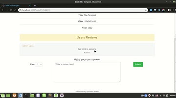 CS50-W | Project 1 | Book Review