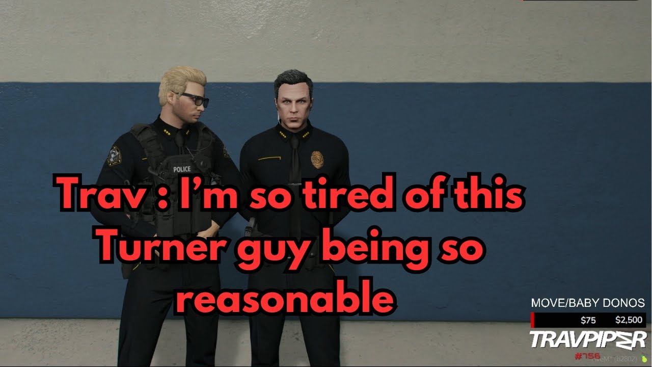 Trav got tired of the chief being reasonable during Tyler Peters and Turner's meeting l nopixel4.0