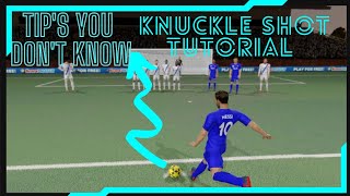 TRICK TO PERFORM KNUCKLE SHOT PERFECTLY IN FREEKICK | Dream League Soccer 2021. screenshot 4