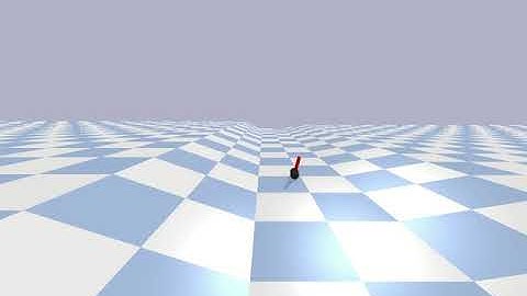 Learning to balance and move forward on slopes with Reinforcement learning