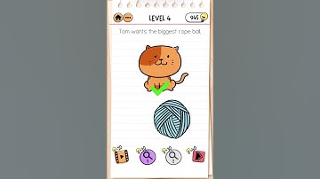 Tom’s Adventures brain test 2 level 4 #braintest #answer #game