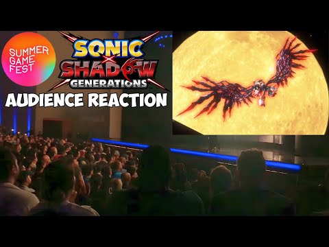 LIVE CROWD REACTION to Sonic X Shadow Generations @ Summer Game Fest 2024