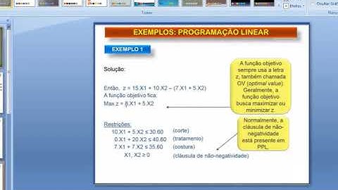 Aula 4   Resolução Solver - MIx de Produção