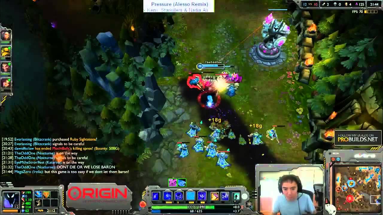 TheOddOne plays Nocturne jungle vs Elise