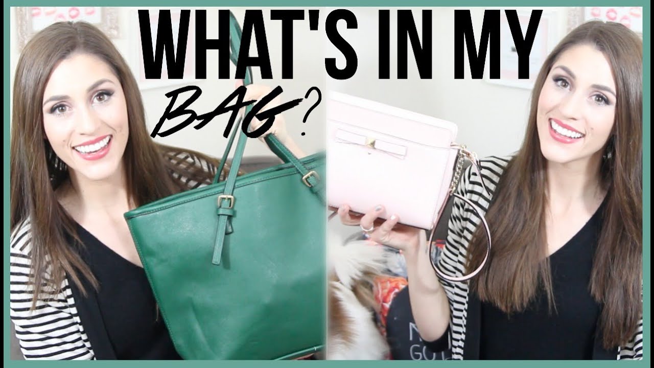 What's in my purse? What's in my work bag? - YouTube