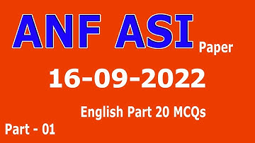 ANF ASI 16-09-2022 paper : today ANF ASI paper 16-09-2022 : ANF ASI Paper : Part - 01