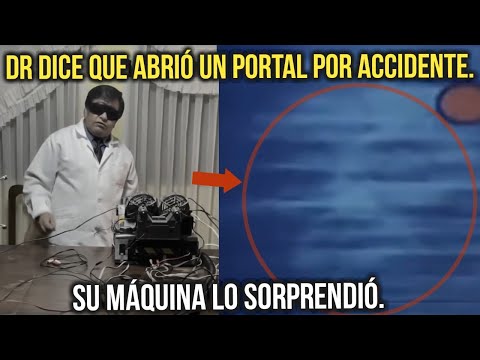 DICE QUE ABRIÓ UN PORTAL.