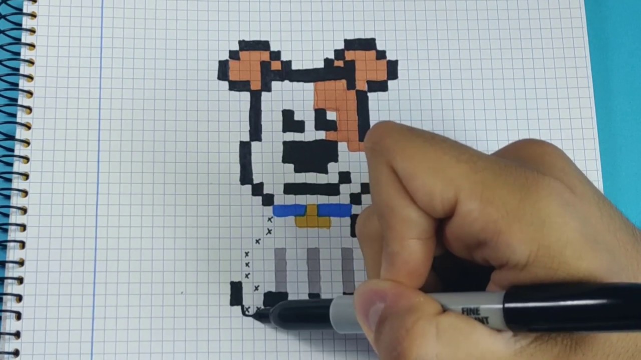 Como Dibujar a MAX de Mascotas | Pixel Art - thptnganamst.edu.vn