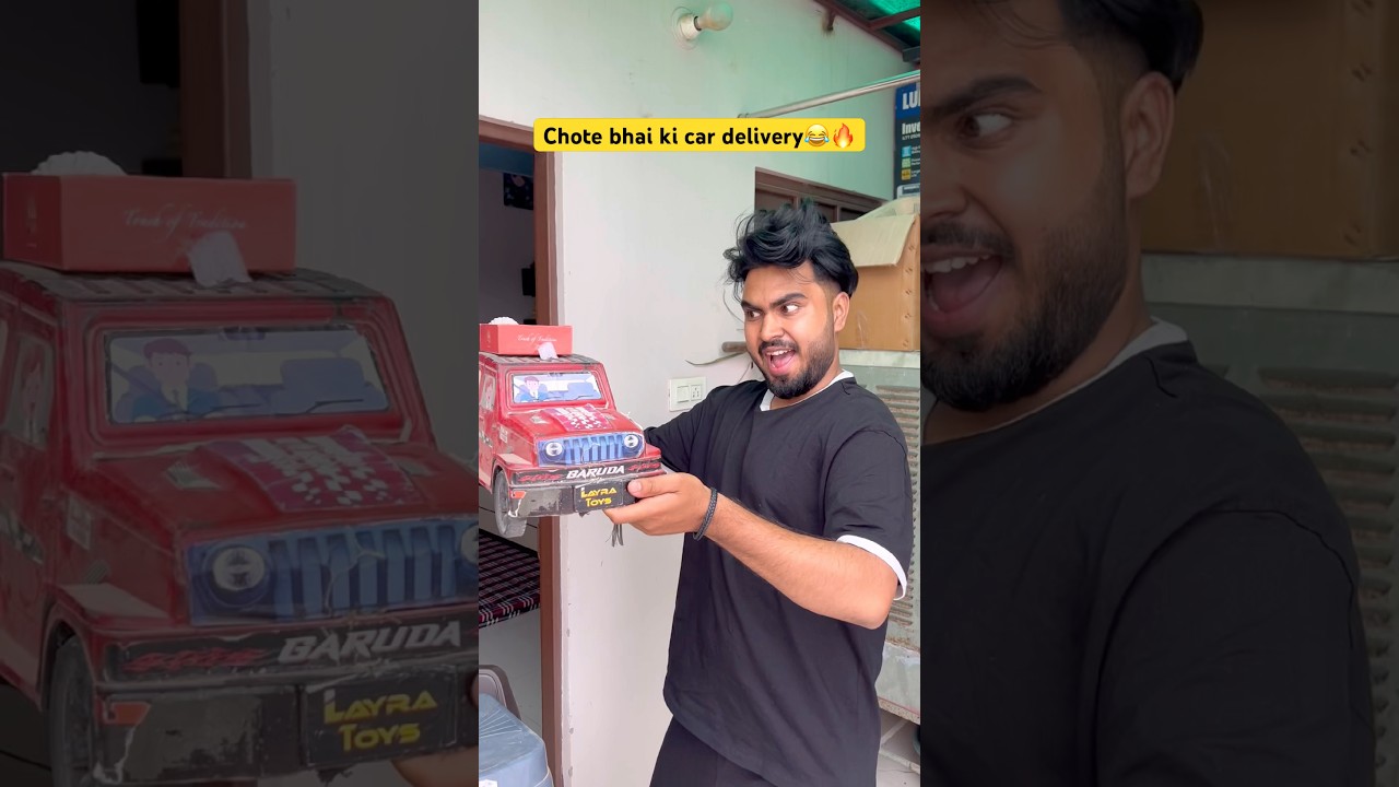 Chote bhai ki new car 😂🔥|| Indian family #shorts #funny #indian #relatable #chotabhai #shortvideo