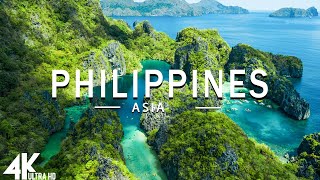 FLYING OVER PHILIPPINES (4K UHD) - Relaxing Music Along With Beautiful Nature Videos - 4K Video HD