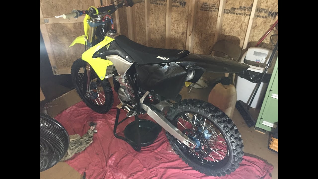 It Lives! The RM125 first start after rebuild YouTube