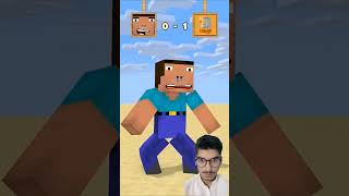 HELP Herobrine To Power Up And Win The Strongest Push Bedrock #friendship#shorts #technoblade #anime