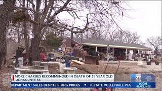 More charges recommended in case of dead Kansas teen