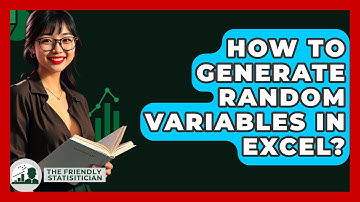 How To Generate Random Variables In Excel? - The Friendly Statistician