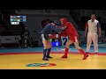 ABDULAZIZOV (RUS) vs KUCHERENKO (UKR). World SAMBO Championships 2018 in Romania