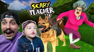 SCARY TEACHER'IN KÖPEĞİNİ UYUTTUK! ODANIN ANAHATARINI ALDIK | SCARY TEACHER 3D OYNUYORUZ! screenshot 4