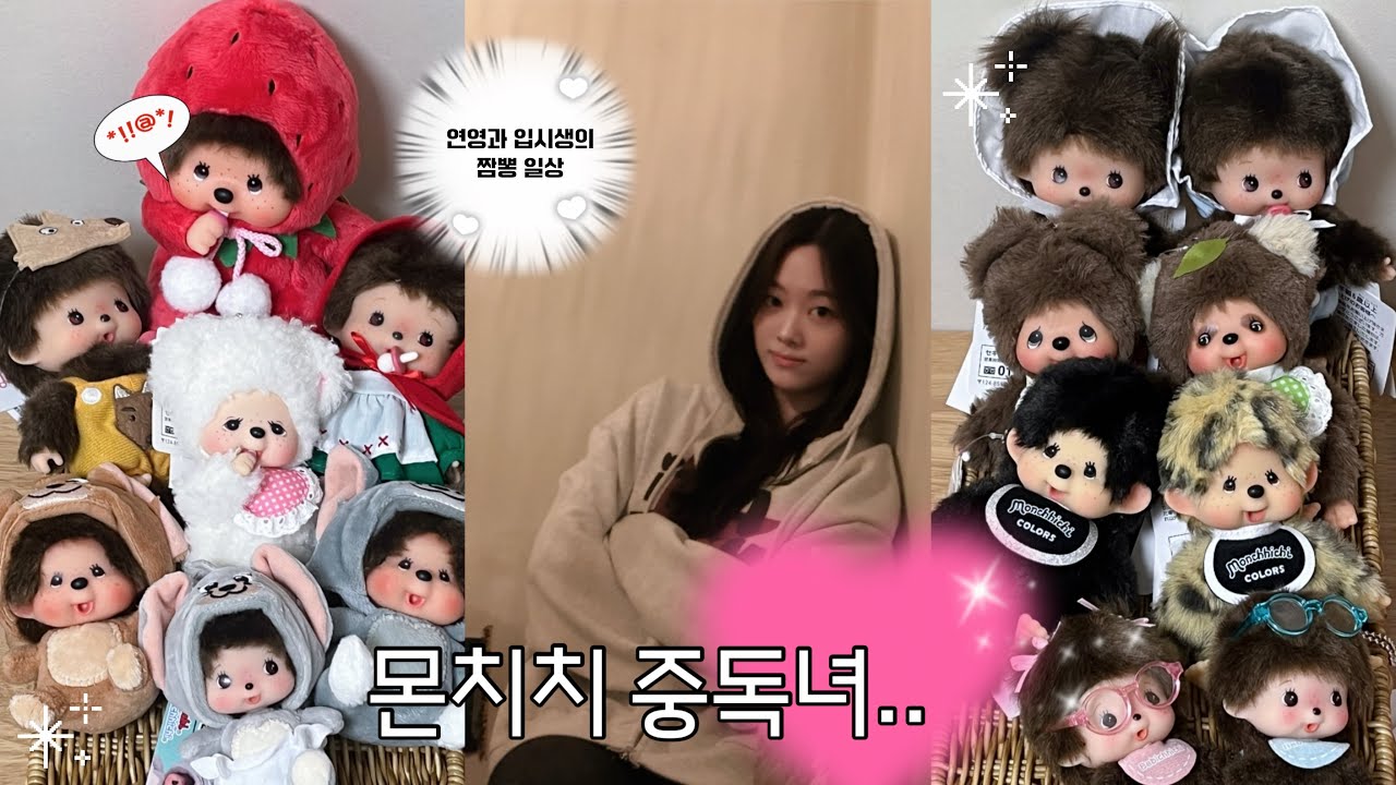 [VLOG] 몬치치 중독녀의 일상 브이로그 | 몬치치 언박싱 | モンチッチ | 칸쵸깡 | 연영과 입시생의 눈물.. | 서울예대 시험 | 피부과 | 양재천 맛집 | 카페추천 | 🙊🎶