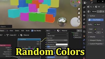 Generar colores aleatorios en Blender 3.0 |Tutorial Basico