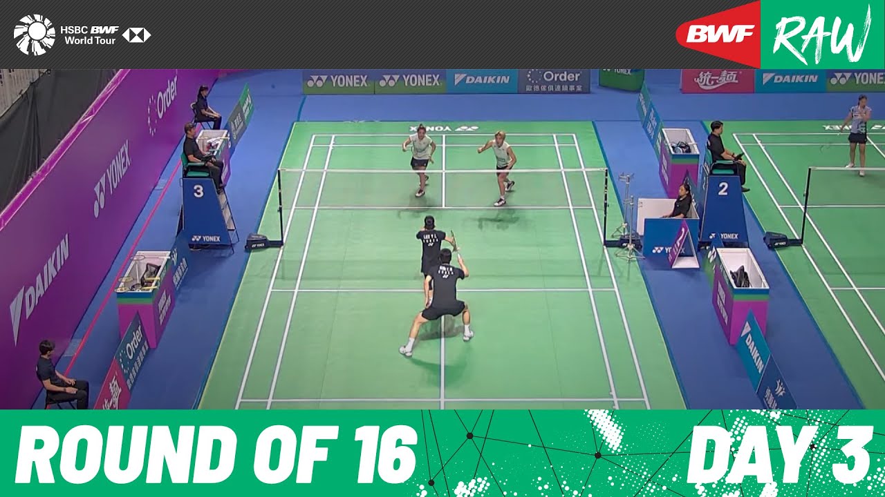 YONEX Taipei Open 2023 Day 3 Court 3 Round of 16