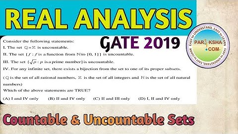 Real Analysis GATE 2019 Solution| CSIR NET| SET| NBHM| TIFR|