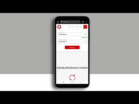 Přihlašování do Můj Vodafone pomocí e-mailu