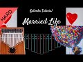 Married Life from "Up" | Kalimba Tutorial (Hard)