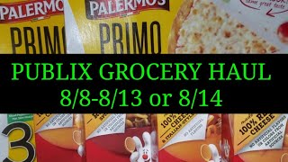 PUBLIX GROCERY HAUL 8/8-8/13 or 8/14|Randee Saves