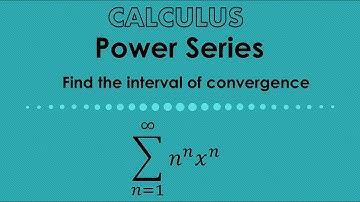 Power Series. Find the interval of convergence.