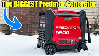 Unboxing the BIGGEST Predator Generator at Harbor Freight: 9500 Watt SUPER QUIET Inverter Generator