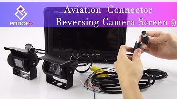Aviation connector reversing camera Screen 9