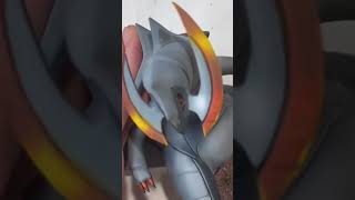 Lets base Shiny Haxorus ✨#pokemon #pokemonart #miniaturepainting #handpainted #smallbusiness #shorts