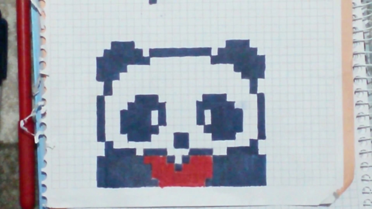 images Pixel Art Kolay Çizimler pixel art pixel cizimi panda