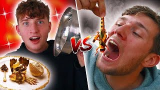 Luxury Foods Vs The Worst Foods Against My Brother!