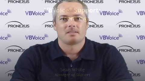 VBVoice Support: Licencing for your IVR