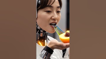 Can a Robot Taste? 🍑🤖 Exploring AI Curiosity | #FuturisticAI #RobotSenses