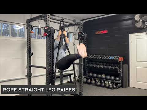 Rope Straight Leg Raises 