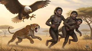 Life Million Years Ago | The Journey of Prehistoric Man Footsteps on the Edge of Survival