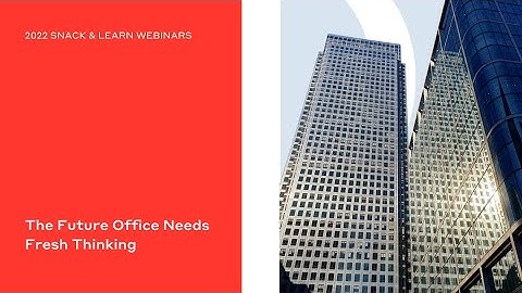 The Future Office Needs Fresh Thinking